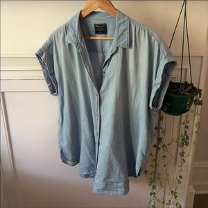 Abercrombie & Fitch button up denim shirt